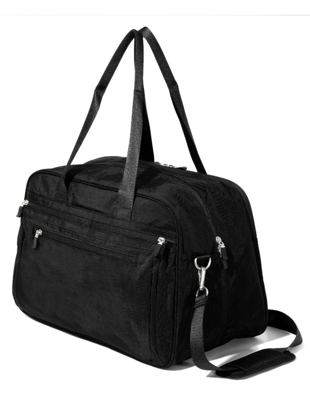Baggallini Anywhere Expandable Weekender Duffel Bag Brand NEW w/ Tags Black NWT